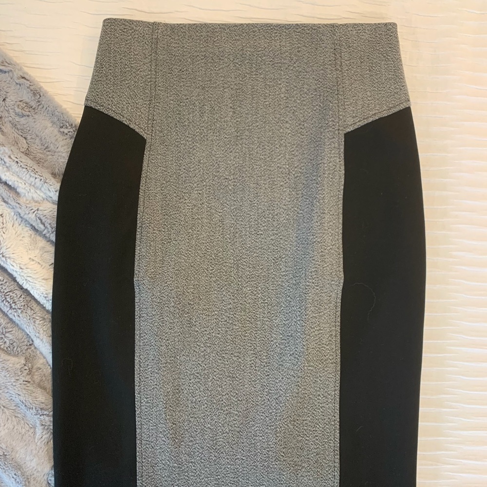 Express black and gray pencil skirt